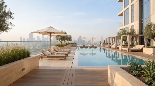 SKYAIR rooftop pool